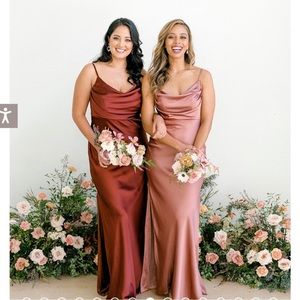 Revelry Skye Satin Black dress size 2